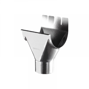 Verzinkter Ablaufstutzen 100 mm für Dachrinne und Fallrohr