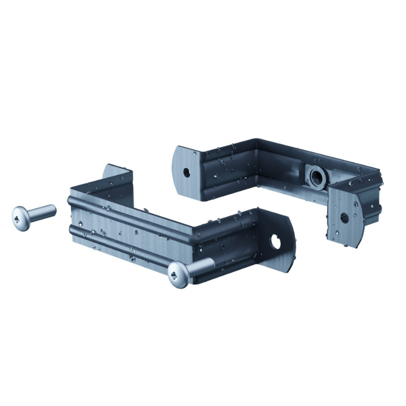 Fallrohrschelle quadratisch maassbleche