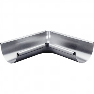 Innenecke 90° verzinkt 125/150 mm für Dachrinnen