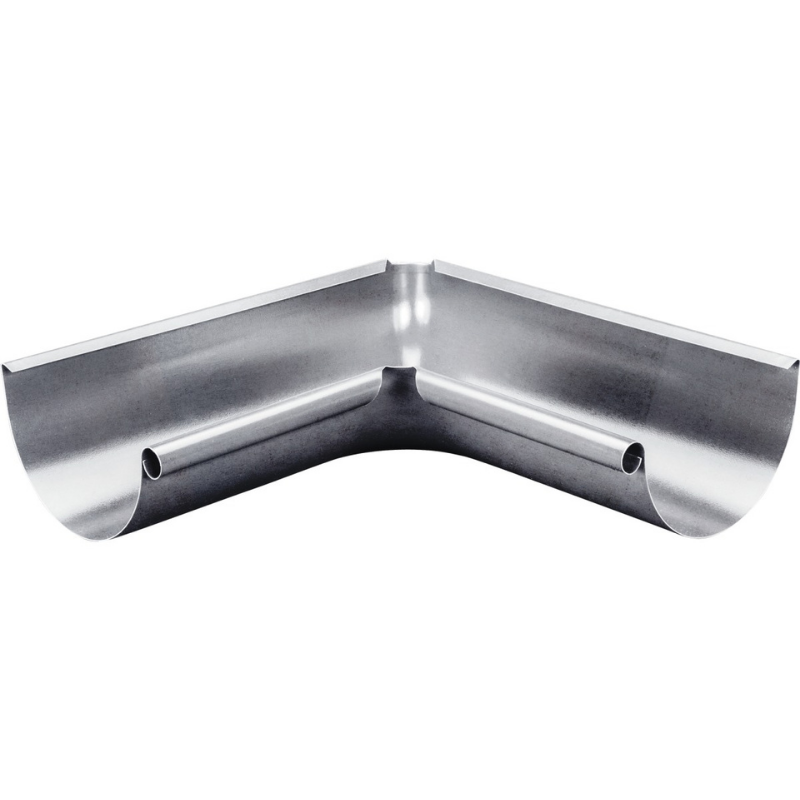 Innenecke 90° verzinkt 125/150 mm für Dachrinnen
