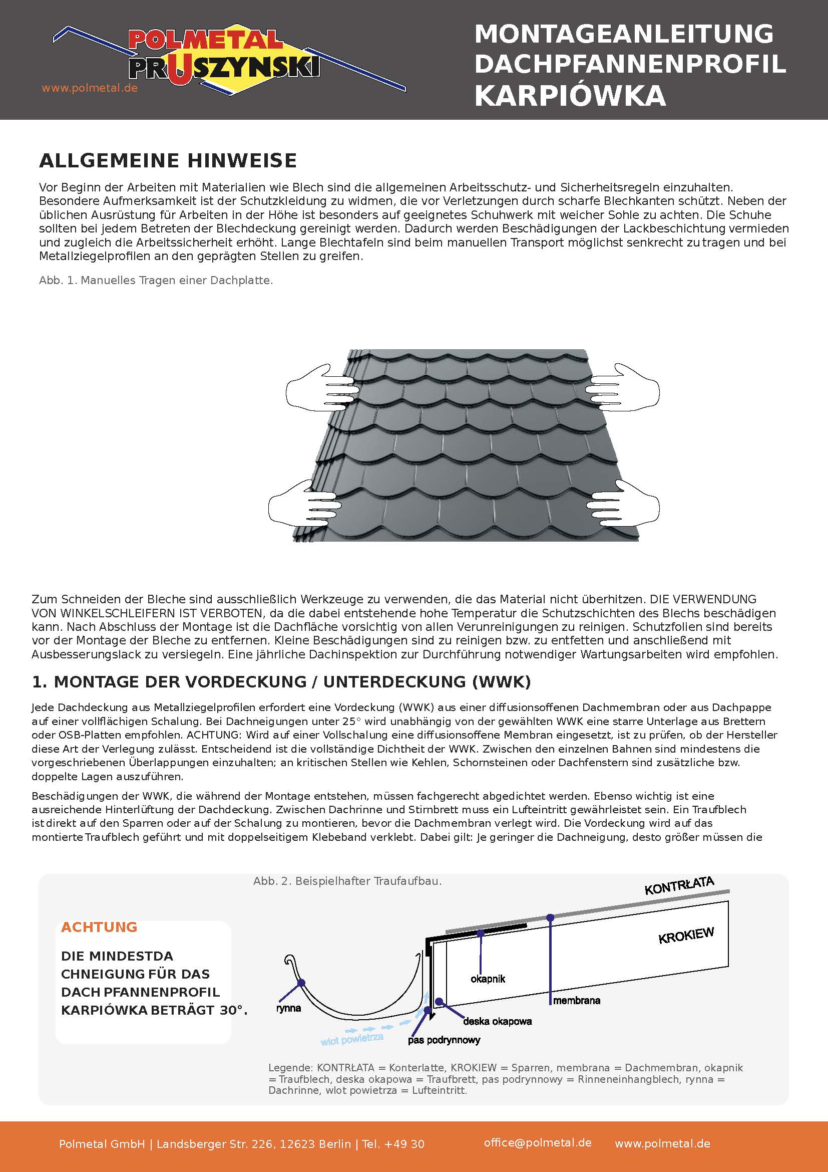 Dachpfannenprofil Biberschwanz – Bild 6