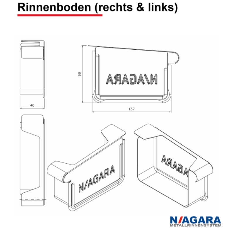 Rinnenboden quadratisch 1