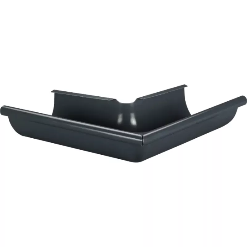Außenecke 90° TITANIUM – Verbindungselement für Dachrinne 125 mm & 150 mm