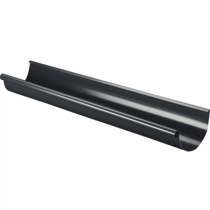 Dachrinne TITANIUM 125/150 mm aus Titan-Stahl, rostfrei und langlebig
