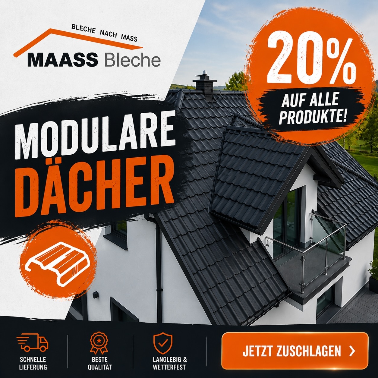 Modulare Dächer