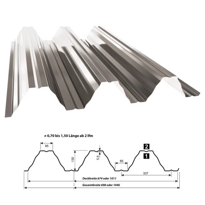 Trapezbleche-TP130-Maassbleche