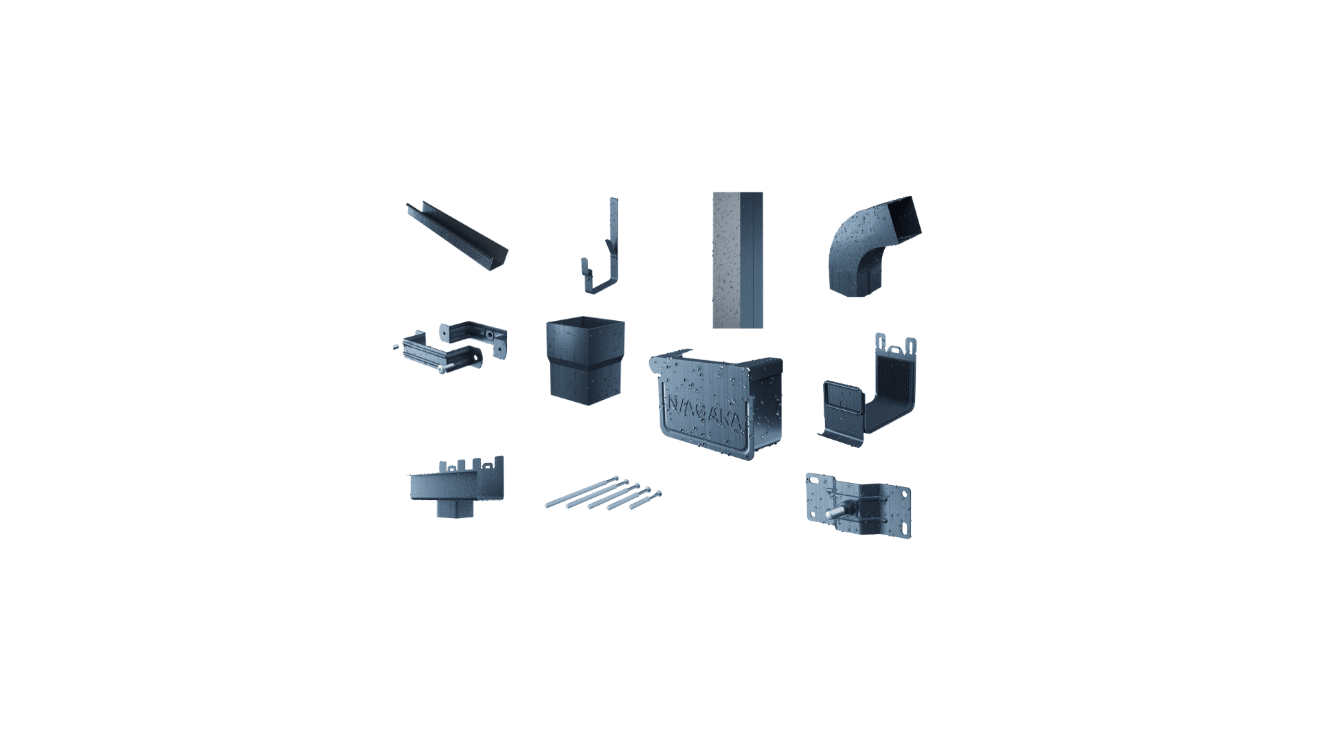 Stahl Kastenrinnen Sparpaket 3,00 m – 10,00 m