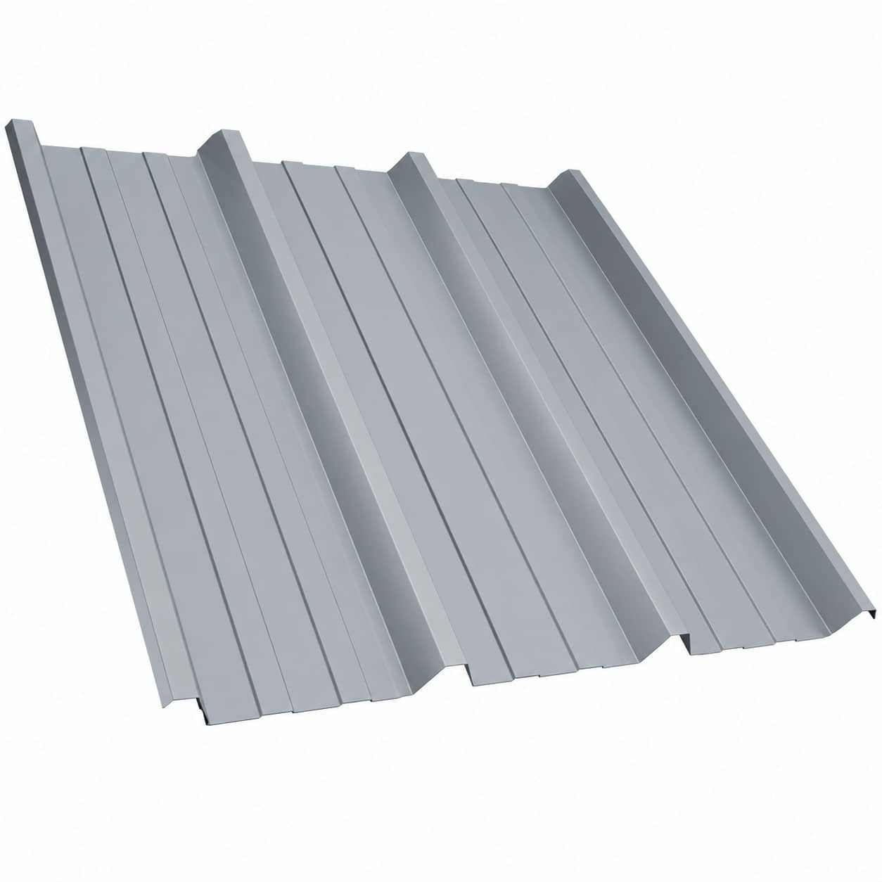 Trapezblech TP45 0,63 mm mit 200 µm HPS Beschichtung in RAL7040