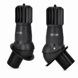 Drehbarer Dachentlüfter Ø 150 mm RAL 9005 Tiefschwarz