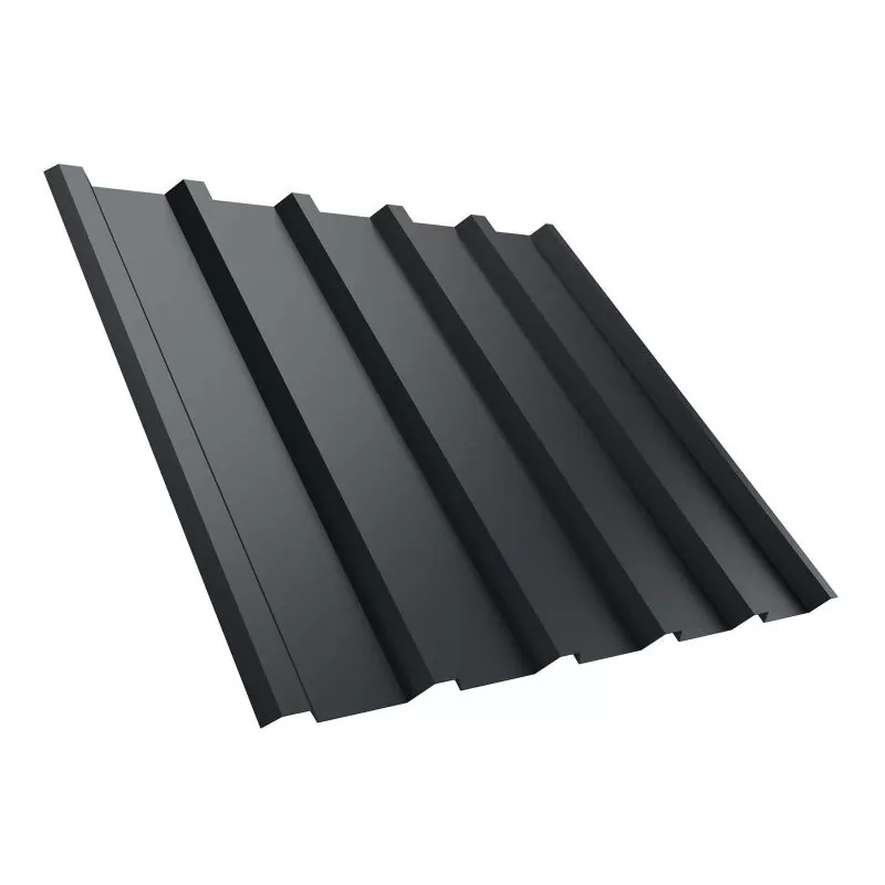 Carport mit Trapezblech-Dach und Wandverkleidung