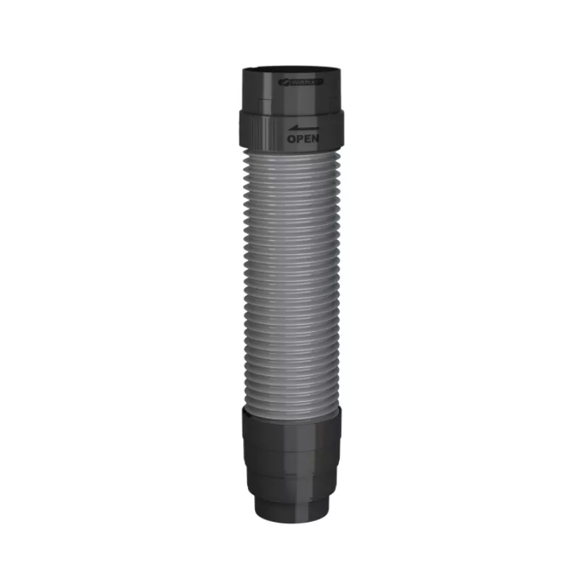 Ruroflex PLUS 125/150 KLICK – flexibler Kaminanschlusskanal für Lüftungssysteme, passend für 100–150 mm Durchmesser, einfache Montage mit Schnellverschluss.